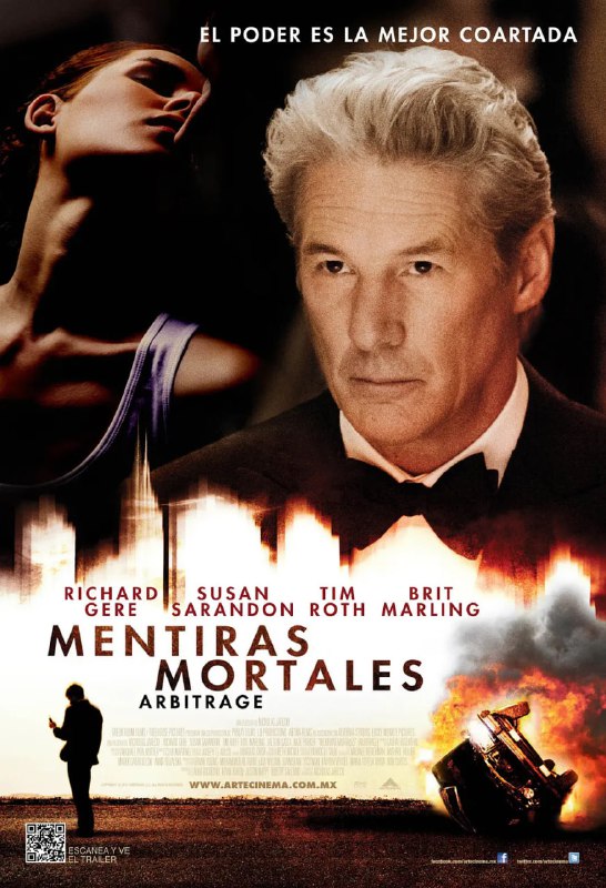 名称：套利交易 Arbitrage (2012)描述：60岁的罗伯特·米勒（理查·基尔 Richard Gere 饰）是个事业有成的亿万富翁，备受业界尊重和家人崇拜