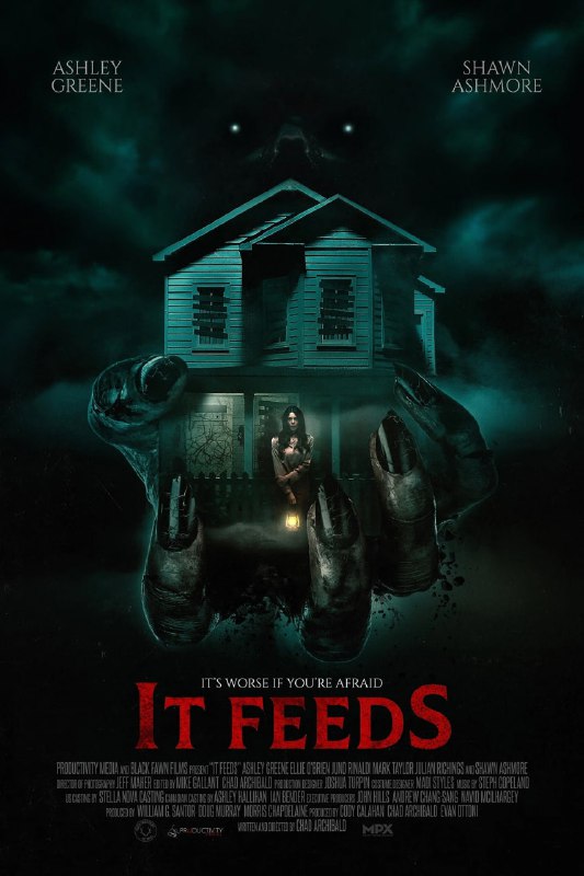 名称：心魔 It Feeds (2025) 英语外挂中字.1080p描述：讲述一个年轻女孩坚称有一个怪物正在蚕食她，而一位有预知能力的治疗师必须直面自己内心的困扰，赶在那个女孩被完全怪物吞噬之前拯救她