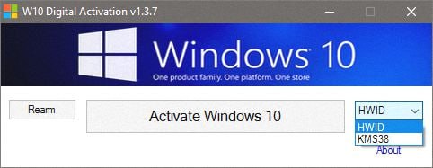 名称：W10 Digital Activation(Win10数字永久激活工具) v1.5.2 汉化版描述：Windows 10 数字永久激活工具是一款由俄国高手 Ratiborus 制作的可以使用数字许可证永久激活 Windows 10 的程序