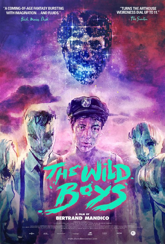 名称：野小子们 The.Wild.Boys (2017) 中文字幕.1080p.BluRay.x265.10bit.DTS-HD.MA.5.1.mkv (11.7G)描述：法国《电影手册》2018年度期待榜单重点推荐影片之一，影片采用16mm胶片拍摄，具有极致的迷幻色彩，影像超级大胆，故事讲述5个热爱艺术的“野小子”的罪恶之行，让人想到库布里克的《发条橙》，而这5位“野小子”则正由5位女演员“扮演”，涉及到了不少情色元素，探讨了性别结构