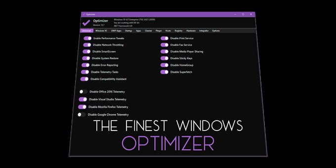 名称：Optimizer(免费开源系统优化工具) v16.3 中文绿色版描述：Optimizer 是一款计算机优化软件，它可以帮助用户优化系统性能、清理无用文件、加速启动速度、修复系统错误等，提高计算机运行速度和稳定性