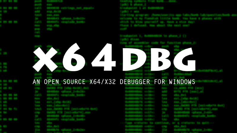 名称：x64dbg(反汇编逆向神器) 2024.01.06 中文绿色版描述：x64dbg中文版是一款x32/x64位调试器的程序调试工具，这款反汇编逆向神器支持中文和插件，支持类似C表达式解析器，DLL和EXE文件调试，IDA式的跳跃箭头与侧边栏，动态识别模块指令，反汇编CPU窗口，自动化可调试的脚本语言等诸多逆向分析功能