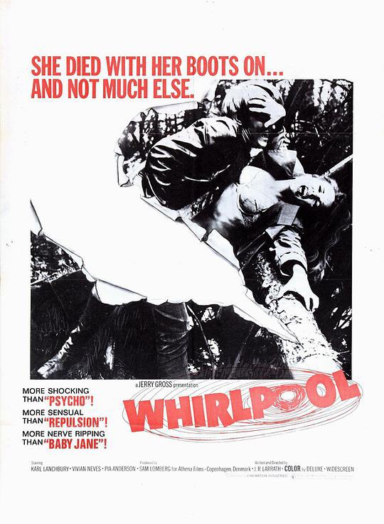 名称：漩涡 Whirlpool (1970) 1080p 原盘Remux 【21.97GB】已刮削描述：ASwingingLondonerafashion(playedbyVivianNeves,whowasa,um,SwingingLondonErafashionmodel)isluredtoanisolatedcountryestatebyacreepyolderwomantomeetherevencreepierphotography-obsessednephew.Shedoesn'tseemtooperturbedtolearnthatapreviousfemalemodelthatwenttherehasdisappearedwithoutatrace,nordoesshefinditstrangethatherfi...(展开全部)ASwingingLondonerafashion(playedbyVivianNeves,whowasa,um,SwingingLondonEraf...链接：