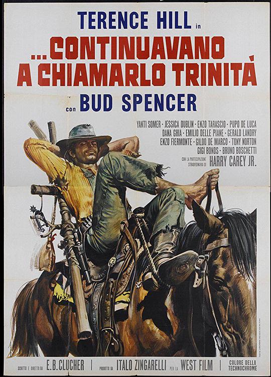 名称：他们是神2 ...continuavano a chiamarlo Trinità (1971) 1080p 原盘Remux 中文字幕 【20.73GB】已刮削描述：闹剧流意大利西部片的经典代表上部中气急败坏的Bud决定和Joe分道扬镳，但他注定拜托不了这个爱捣蛋地弟弟，当Bud回老家休息的时候他的弟弟Joe也回来了，为让兄弟和睦，兄弟俩的父亲假装心脏病发作，让Bud答应照顾弟弟，于是Bud带着弟弟Joe开始了学习如何当一个合格的盗马贼的旅途，但是Joe善良天真的性格总是让Bud筹划的计谋失败