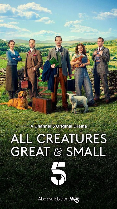 名称：万物生灵 五季全 + 圣诞特辑 2024 (描述：Channel 5 和 PBS Masterpiece 宣布一次性续订《万物生灵》第五季、第六季，均由 6 集和圣诞特别集组成