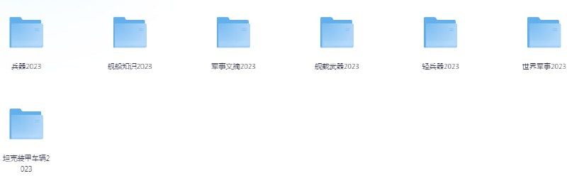 名称：《军事期刊2023大合集 》军迷必备[pdf]描述：军迷必备链接：