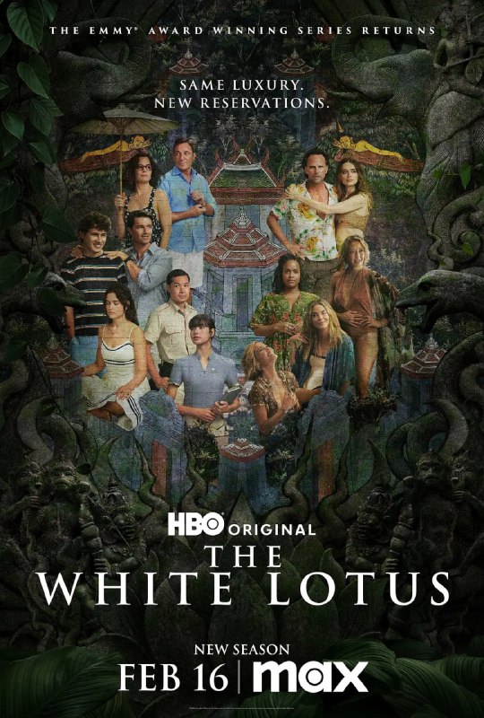 名称：白莲花度假村 第三季 The White Lotus Season 3 (2025) 【更新至08/08集】【4K HDR 中英字幕】【喜剧/悬疑】【附1-2季】描述：第三季以泰国一家高级度假村为背景，讲述了不同客人和员工在一周时间里的种种经历