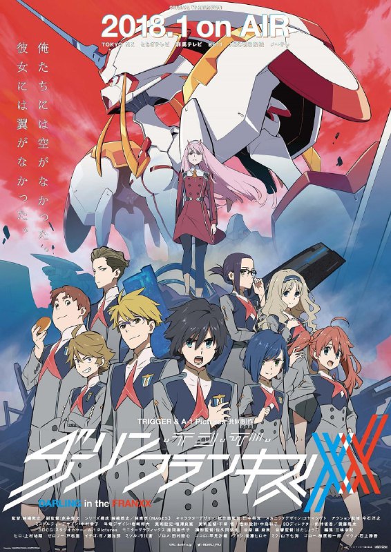 名称：【日漫】Darling in the Franxx国家队描述：他们拥有梦想