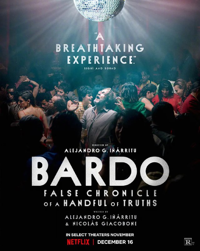 名称：诗人 Bardo, falsa crónica de unas cuantas verdades (2022)描述：影片剧本由亚历杭德罗·冈萨雷斯·伊纳里图与长期合作伙伴尼古拉斯·迦科波恩联合撰写，故事主角是一位著名的墨西哥记者、纪录片制片人，多年之后，他回到祖国，试着真正面对他的身份、家庭关系、愚蠢的个人回忆，以及墨西哥的过往和现状