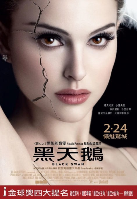 名称：[黑天鹅][2010][英语中字][1080P蓝光][8.1G]描述：纽约剧团要重排《天鹅湖》，因前领舞Beth（薇诺娜•赖德 Winona Ryder 饰）离去，总监Thomas（文森特•卡索尔 Vincent Cassel. 饰）决定海选新领舞，且要求领舞要分饰黑天鹅与白天鹅