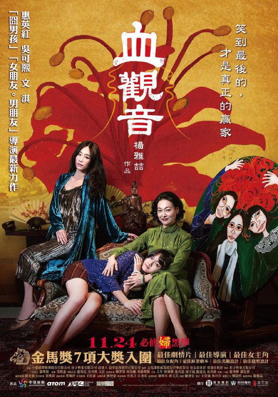 名称：血观音 血觀音 (2017)描述：《血观音》是一部由惠英红主演的电影，电影《血观音》讲述了惠英红、吴可熙及14岁童星文淇扮演的一家女性，通过高超手腕及柔软身段在复杂的政商关系中生存取利，却因为一桩灭门悬案而卷入彼此的爱恨情仇中的故事