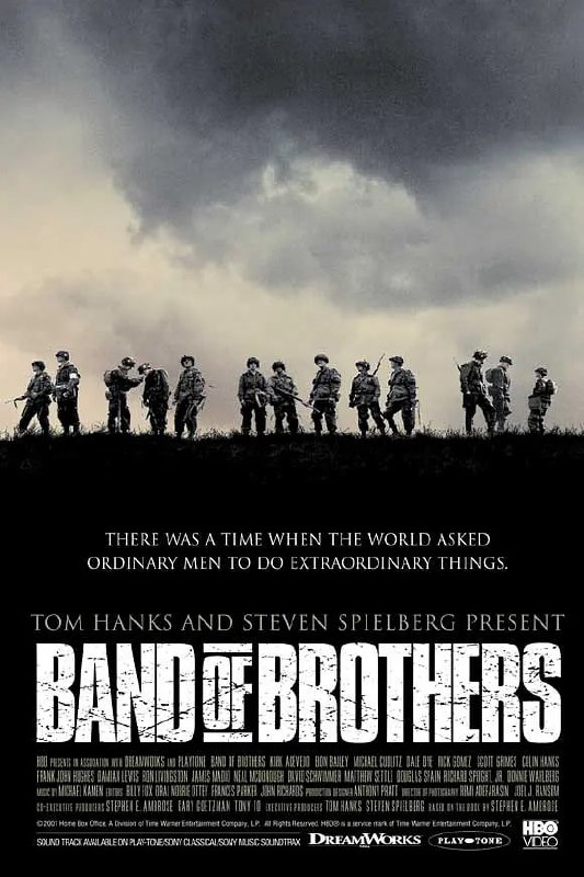 名称：兄弟连 Band of Brothers (2001)描述：第二次世界大战接近尾声，同时也到了战况最为惨烈的时节