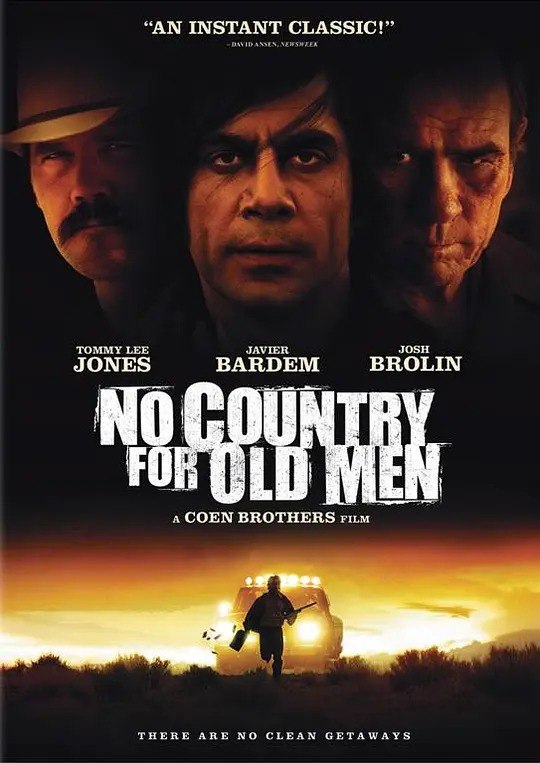 名称：老无所依 No Country for Old Men(2007)描述：影片故事发生在 1980 年的德州西部