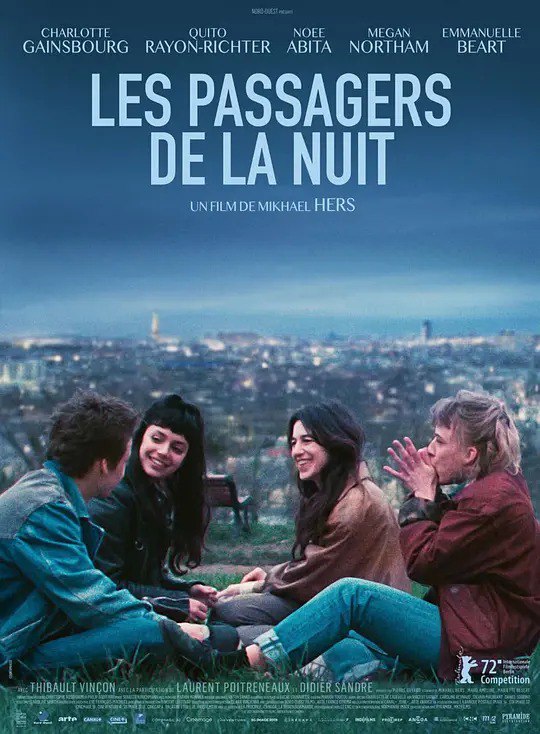 名称：巴黎夜旅人 Les Passagers de la nuit (2022)描述：1981年法国大选，左派首次推翻保守派的长期执政，人们欢欣涌上巴黎街头庆祝祖国新生
