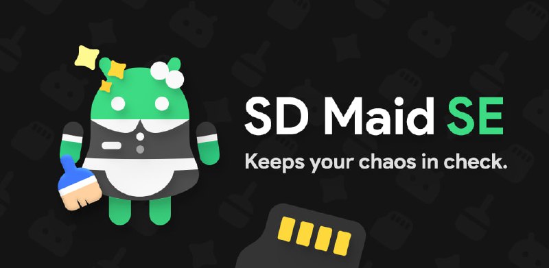 名称：手机清理软件 SD Maid SE v1.0.0描述：SD Maid也称SD女佣，知名度非常高，是安卓端的老牌垃圾清理神器