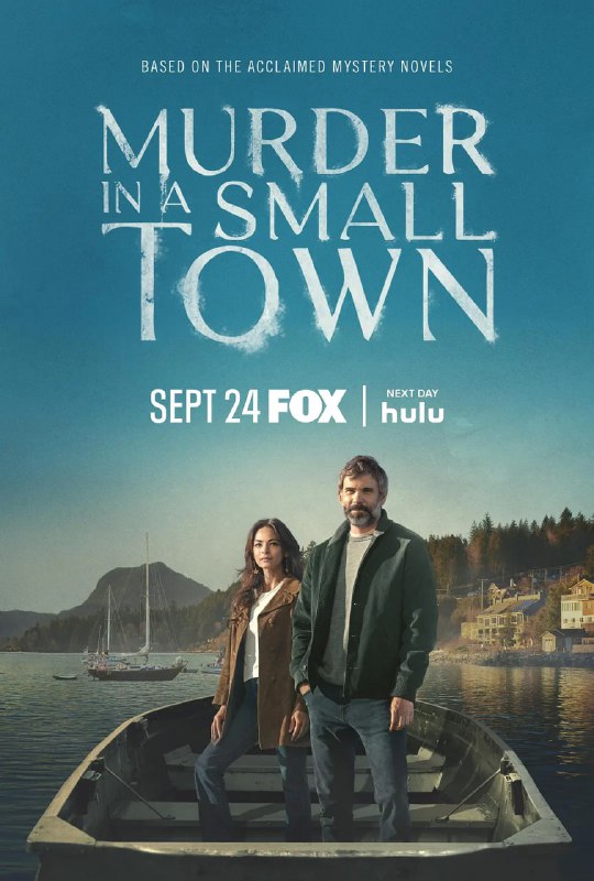 名称：小镇杀机 Murder In A Small Town (2024)描述：《小镇谋杀案》改编自已故加拿大作家L.R.Wright的埃德加奖获奖九本书《卡尔·阿尔伯格》系列，讲述了卡尔·阿尔伯格（萨瑟兰饰）搬到一个安静的沿海小镇，以舒缓被大城市警察工作打击的心绪