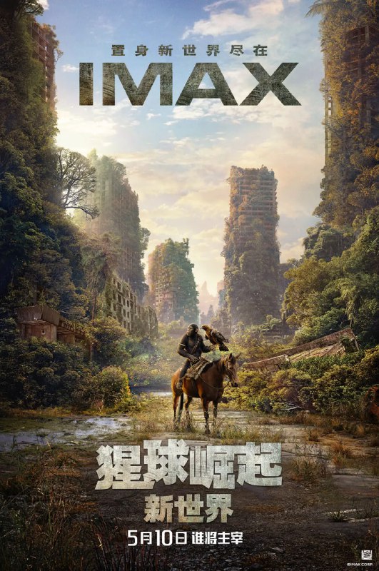名称：猩球崛起：新世界  (2024)    4K&1080p内封简繁官方译本      补描述：故事设定在“猿流感”病毒蔓延全球的背景下，人类几近毁灭，而进化为高级智慧生物的猿类一跃成为食物链顶端的王者