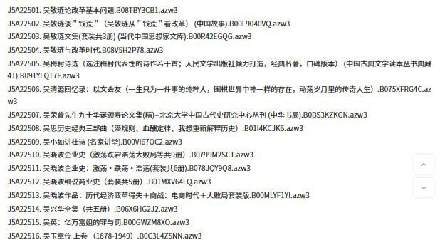 名称：《原版电子书》序号22501--23000 共500本 本本好书 价值上万[azw3]描述：序号22501--23000 共500本链接：
