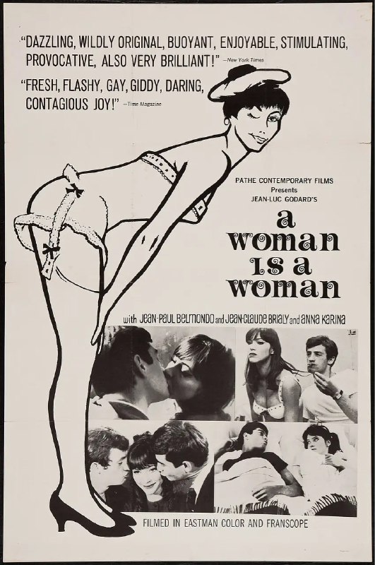 名称：女人就是女人 未删减[1961][怀旧][法语中字][1080P]描述：美艳性感的脱衣舞娘安吉拉（安娜·卡里娜 Anna Karina 饰）与男友埃米尔（让-克劳德·布里亚利 Jean-Claude Brialy 饰）同居很久