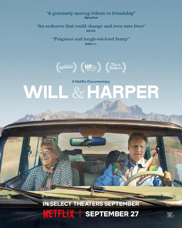 名称：威尔与哈珀：老友公路游 Will & Harper (2024)描述：威尔发现他30年的好朋友出柜成为了跨性别女性
