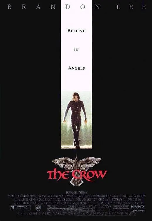 名称：乌鸦 The Crow (1994)描述：相传，乌鸦能带领人的灵魂穿越阴阳