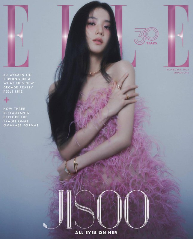 名称：【PDF+图片】《Elle》杂志新加坡版2023年11月号 JISOO描述：【PDF+图片】《Elle》杂志新加坡版2023年11月号 JISOO链接：